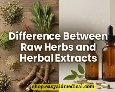 Difference Between Raw Herbs and Herbal Extracts