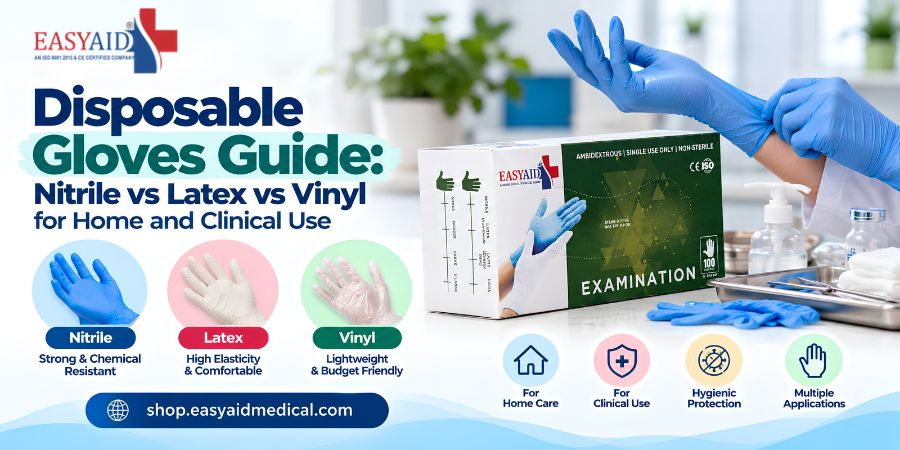 Disposable Gloves Guide itrile vs Latex vs Vinyl for Home and Clinical Use