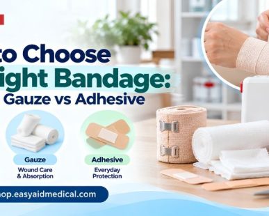 How to Choose the Right Bandage Crepe vs Gauze vs Adhesive