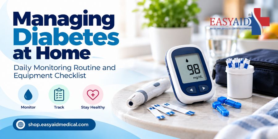 Managing Diabetes at Home Daily Monitoring Routine and Equipment Checklist